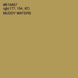 #B19A57 - Muddy Waters Color Image